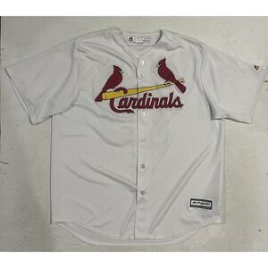 Majestic St. Louis‎ Cardinals MLB Fowler 25 Cool Base Baseball Jersey Men's XL